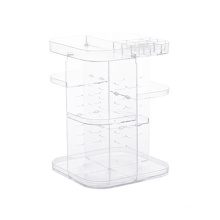 Premium Spinning Makeup Organizer, Cosmetic Display Rack Perfumes Stand Box, Make Up Storage For Dresser, Bedroom, Bathroom